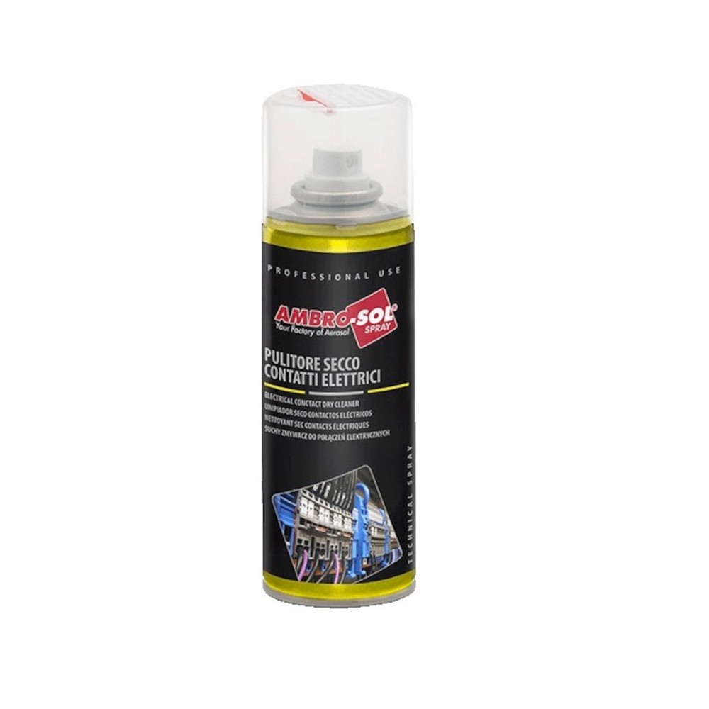 PULITORE SECCO BOMBOLETTA SPRAY PER CONTATTI ELETTRICI 200 ML AMBRO-SOL