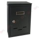 CASSETTA POSTALE REGIEPOSTE ANTRACITE " MAGNOLIA" MM 205X68 H MM 300