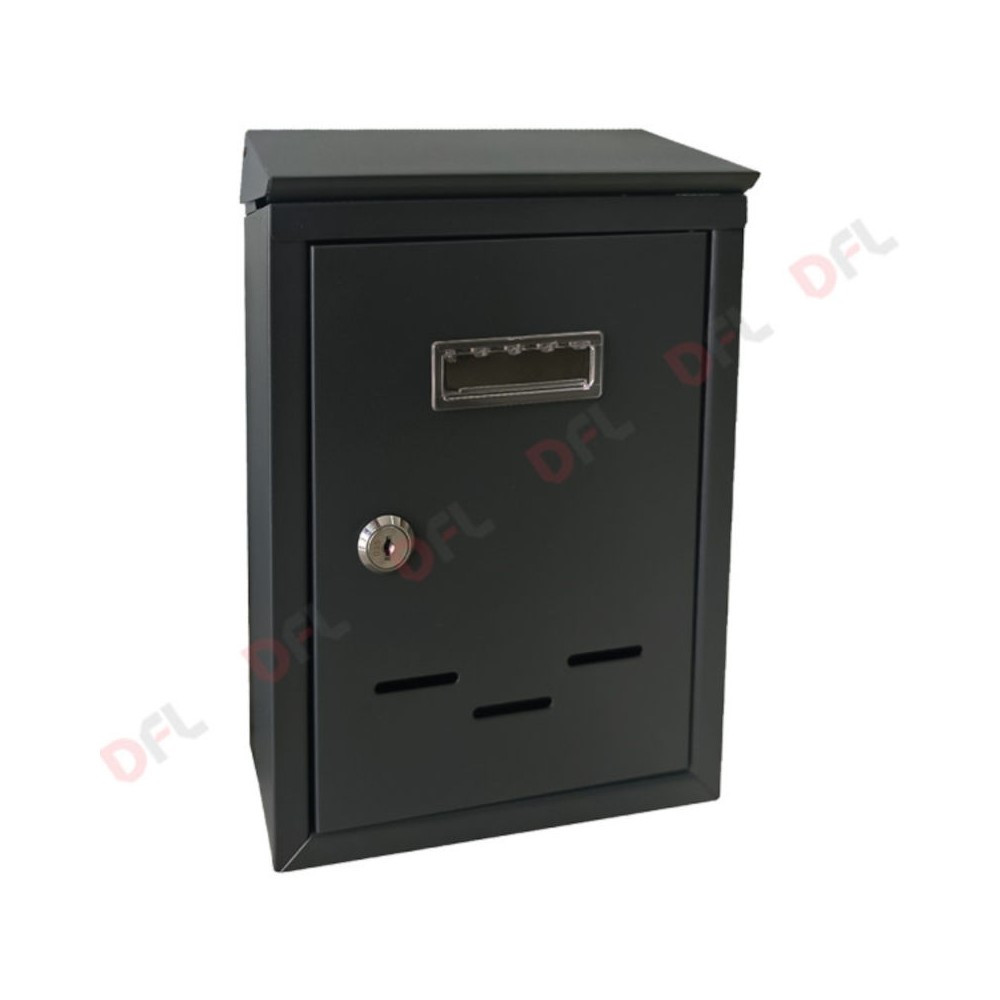 CASSETTA POSTALE ANTRACITE " MAGNOLIA" MM 205X68 H MM 300