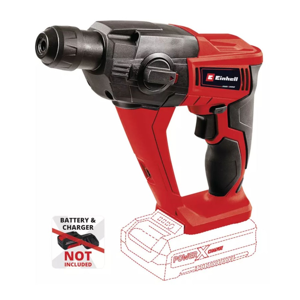 MARTELLO TASSELLATORE BATTERIA TE-HD 18 LI-SOLO MACCHINA  VOLT 18 EINHELL