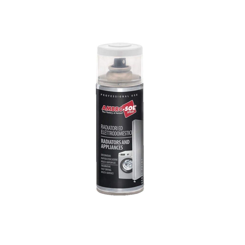 SMALTO BOMBOLETTA SPRAY BIANCO ELETTRODOMESTICI 400 ML AMBRO-SOL