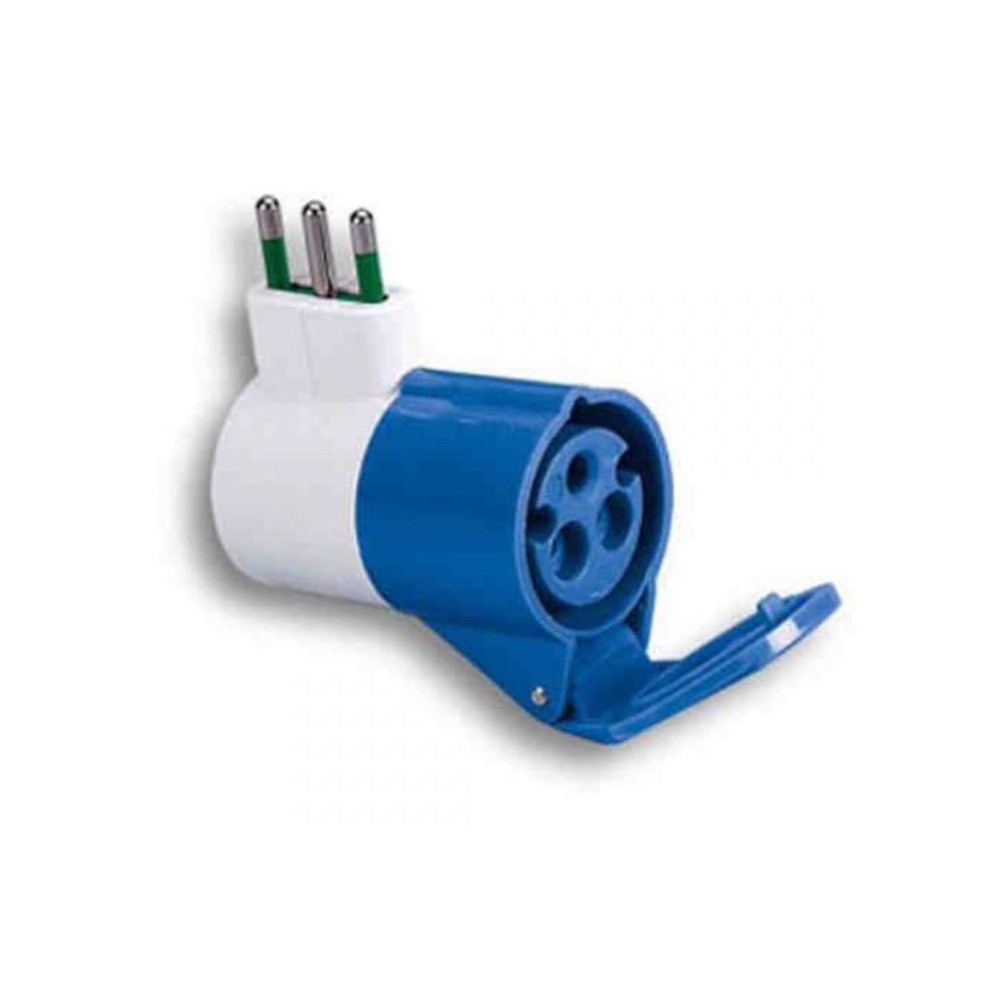PRESA VOLANTE ADATTATORE INDUSTRIALE CEE 2P+ T 230V