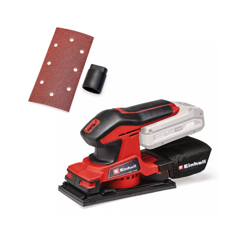 LEVIGATRICE ORBITALE A BATTARIE TC-OS 18/187 SOLO CORPO MACCHINA VOLT 18 X-CHANGE EINHELL