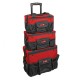 SET 3 PEZZI TROLLEY BORSE PORTA UTENSILI IMPILABILI
