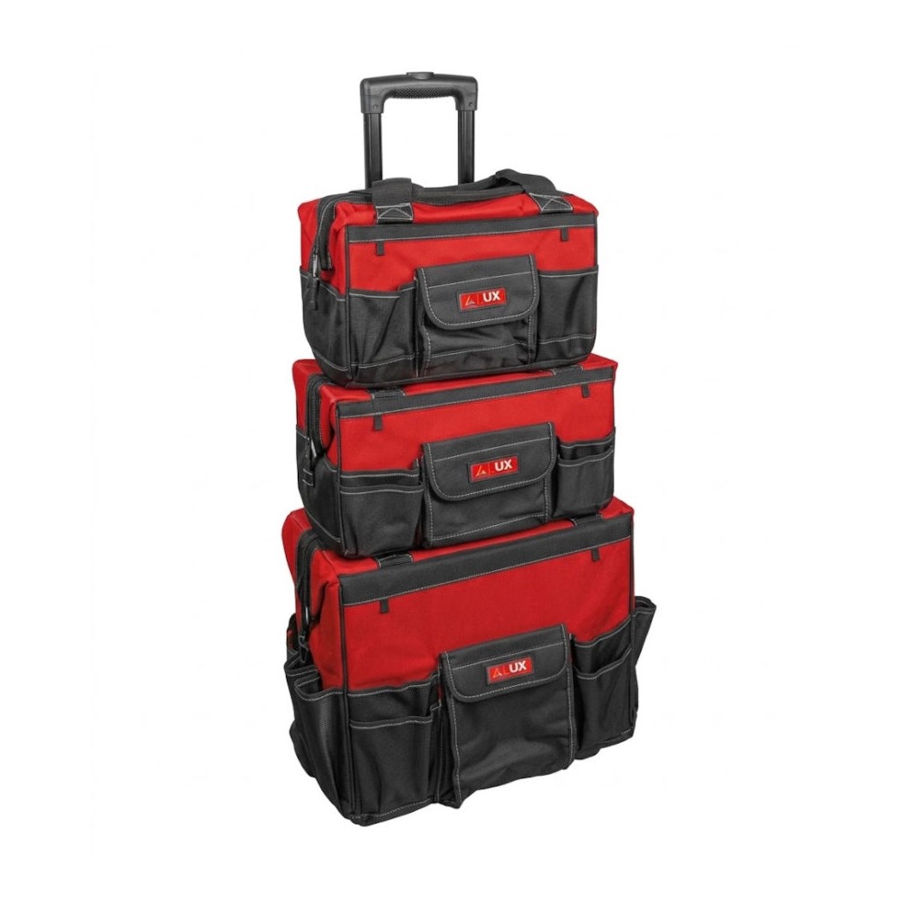 SET 3 PEZZI TROLLEY BORSE PORTA UTENSILI IMPILABILI