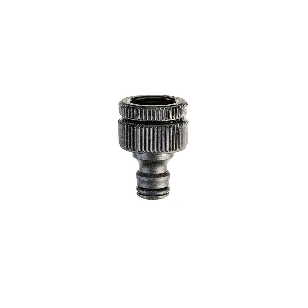 RACCORDO TUBO PLASTICA PRESA ACQUA RUBINETTO 3/4" E 1/2"