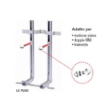 ACCESSORI SANITARI STAFFE DI FISSAGGIO VASO/BIDET SOSPESO