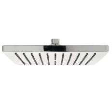 SOFFIONI DOCCIA PETALO QUADRATI IN ABS CROMATO ANTICALCARE ATTACCO 1/2  DAMAST