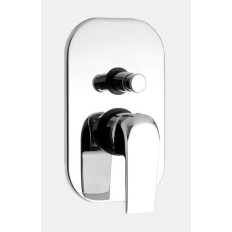 MISCELATORE C100 PIASTRA-LEVA 2 USCITE DEVIATORE AUTOMATICO DOCCIA INCASSO CROMO FRAMO