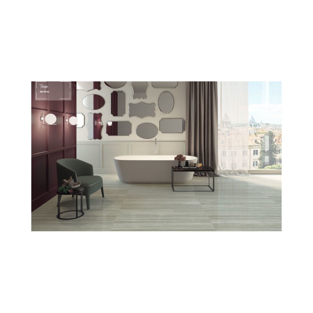 LINEA ARMONIA TAUPE GRES PORCELLANATO SMALTATO CM 60X120 RETTIFICATO CONFEZIONE MQ 1,44