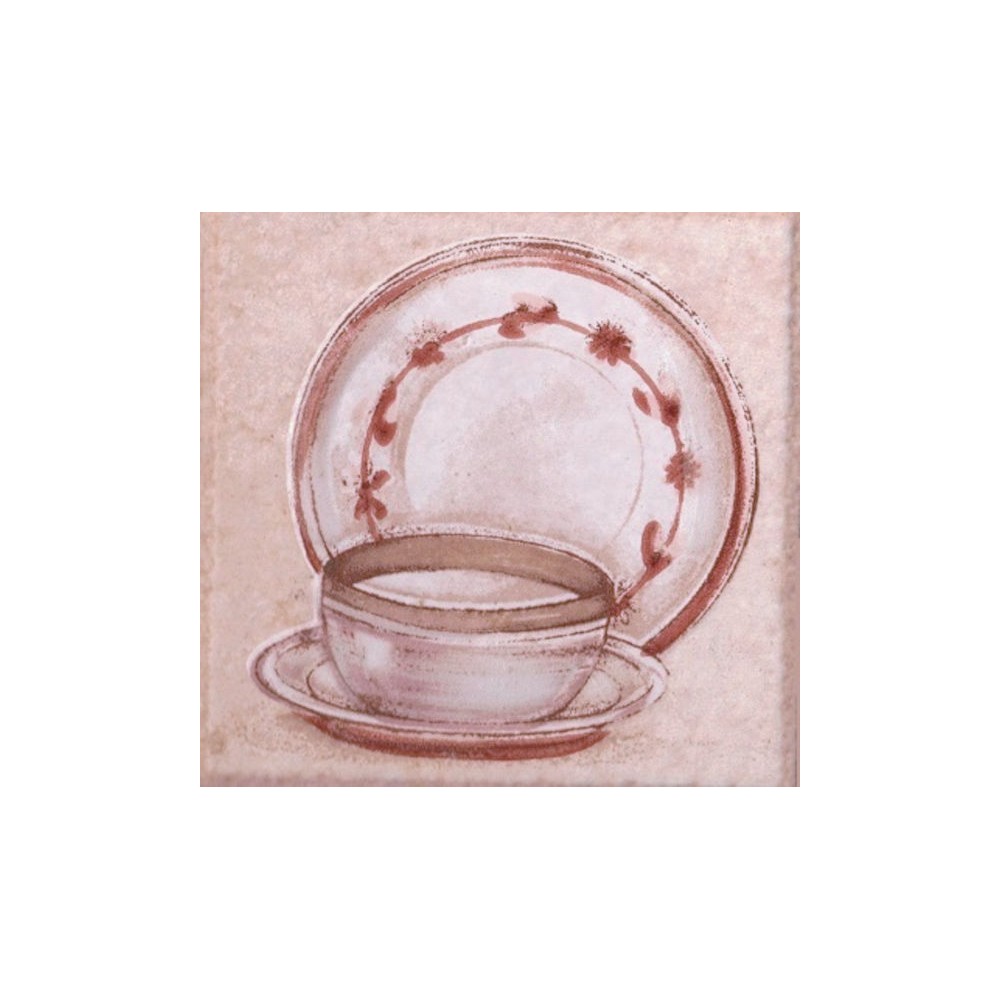 CM 10X10 DECORO CAFFELATTE INSERTO BIARRITZ