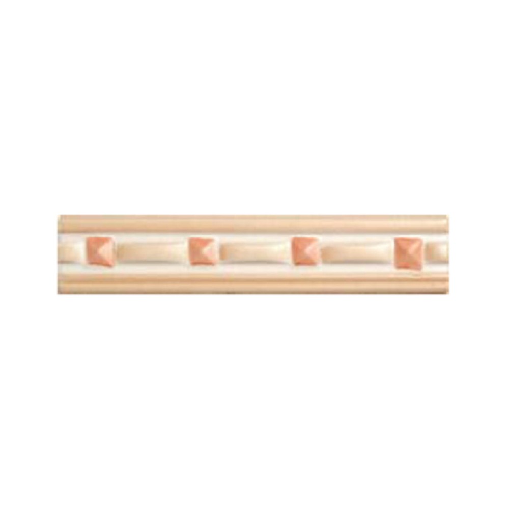 LISTELLO CERAMICA ERCOLANO DECORATO CM 4X20