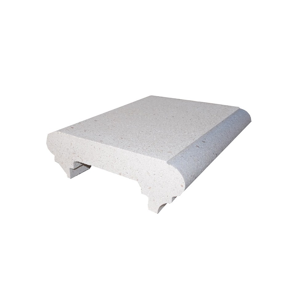 COPRIMURO CEMENTO CON TORELLO LEVIGATO IDROFUGATO LUNGHEZZA CM 25