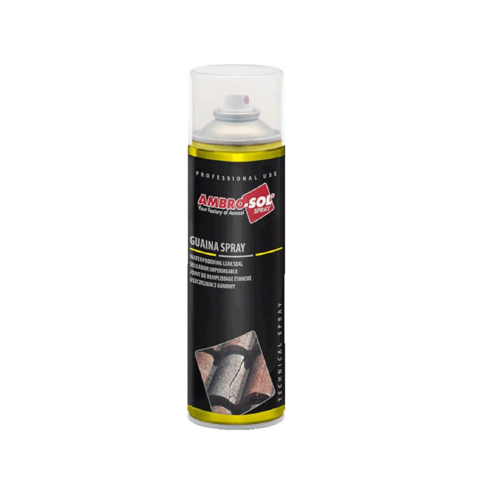 GUAINA BOMBOLETTA SPRAY TRASPARENTE IMPERMEABILE 500ml AMBRO-SOL