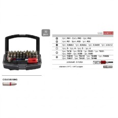 INSERTI ASSORTIMENTO ASTUCCIO 1/4 PORTAINSERTI SGANCIO RAPIDO PCS 32 LTI
