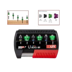 INSERTI PROFESSIONALI MAG-BIT COLOUR MIX PH/PZ/TX PEZZI 6 + PORTA INSERTO LTI