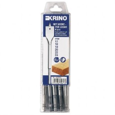 ASSORTIMENTO MECCHIE LEGNO PEZZI 6 DA Ø MM 10 A MM 25 KRINO