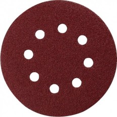 DISCO ABRASIVO FORATO CON VELCRO X LEVIGATRICE ROTORBITALE Ø MM 125 PEZZI 20  KWB