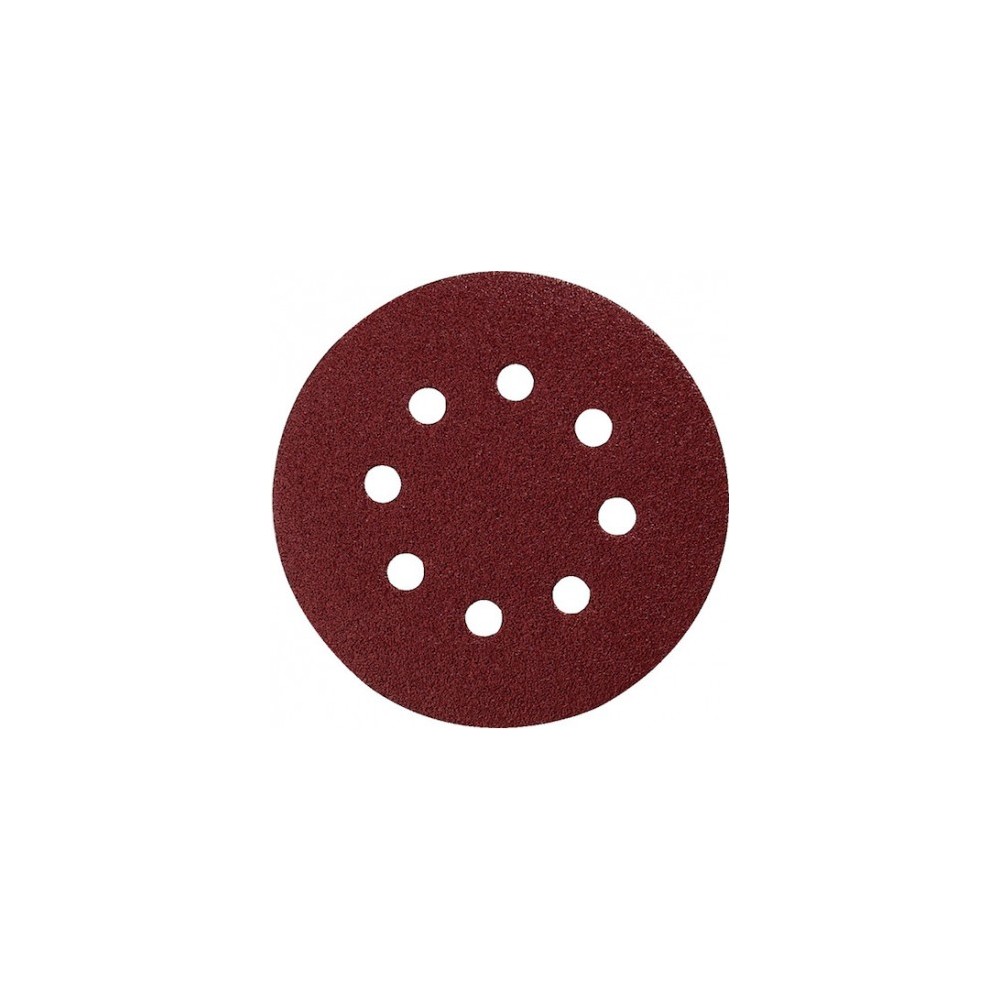 DISCO ABRASIVO FORATO CON VELCRO X LEVIGATRICE ROTORBITALE Ø MM 125 PEZZI 20  KWB