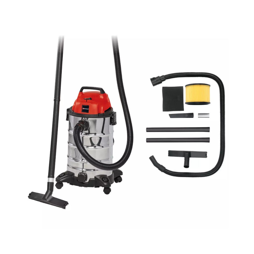 ASPIRAPOLVERE BIDONE INOX TC-VC 1820 SA LITRI 20 1250W EINHELL