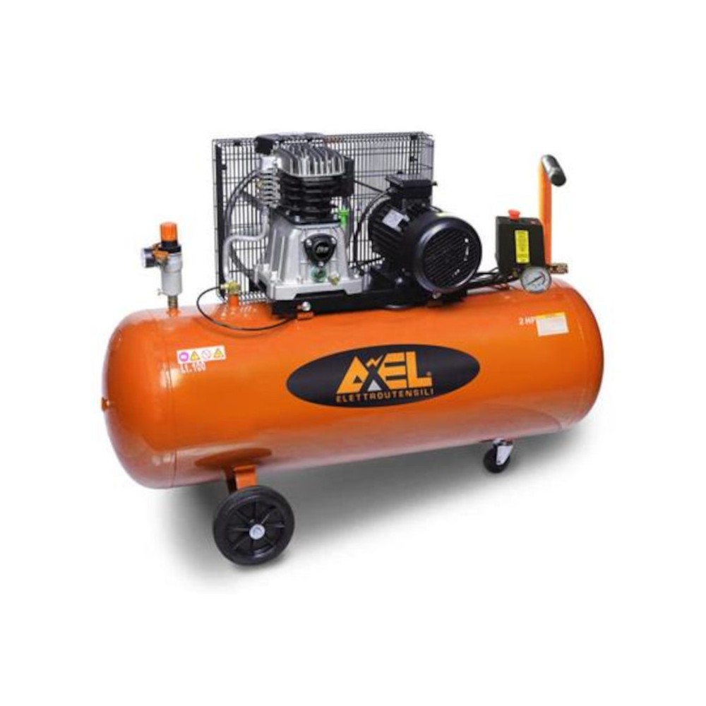 COMPRESSORE AXEL LITRI 100 HP.2 CON CINGHIA