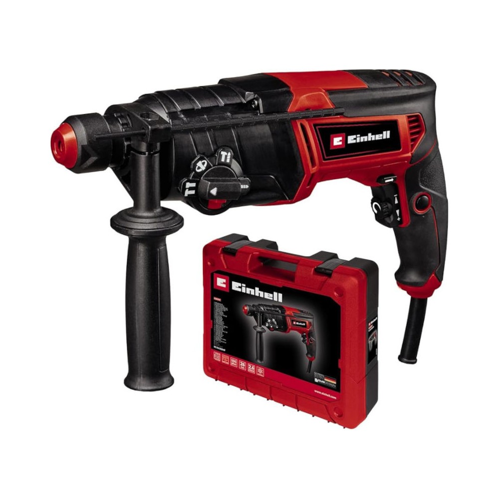 TRAPANO MARTELLO TASSELLATORE TC-RH 800 4F VOLT 230 WATT 800 SDS PLUS + VALIGIA EINHELL