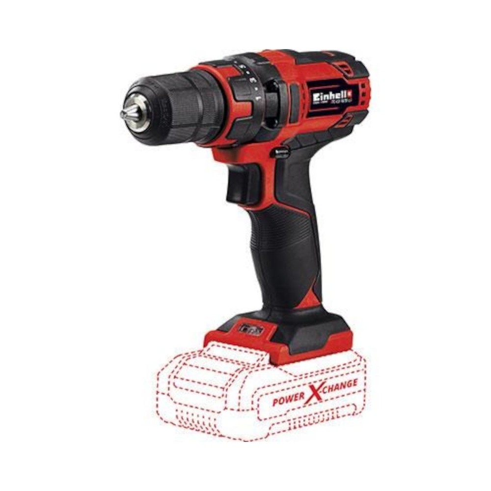 TRAPANO AVVITATORE BATTERIA TE-CD 18 LI SOLO MACCHINA VOLT 18 X-CHANGEEINHELL