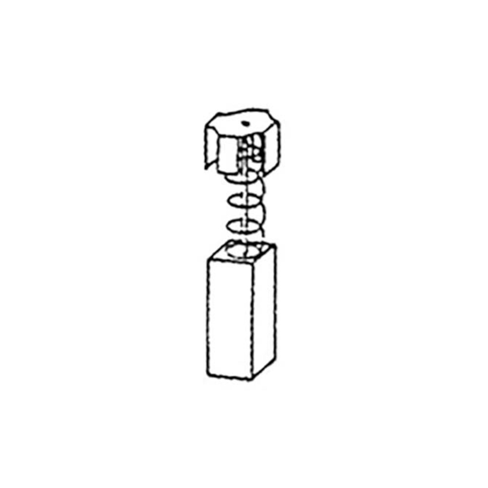CARBONCINO RICAMBIO SPAZZOLA MM 5 X 8 ALTEZZA 11 MM CONFEZIONE 2 PEZZI COMPATIBILE MAKITA