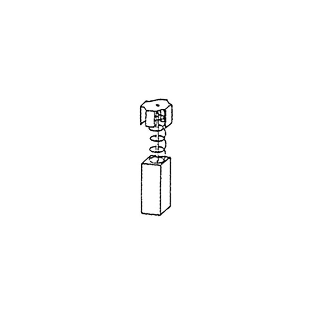 CARBONCINO RICAMBIO SPAZZOLA BT-AG 500 TC-AG MM 5 X 88 ALTEZZA 11 MM CONFEZIONE 2 PEZZI COMPATIBILE EINHELL