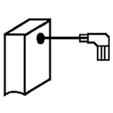 CARBONCINO RICAMBIO SPAZZOLA  MM 6X9 H. MM 12,5 CONFEZIONE 2 PEZZI COMPATIBILE MAKITA