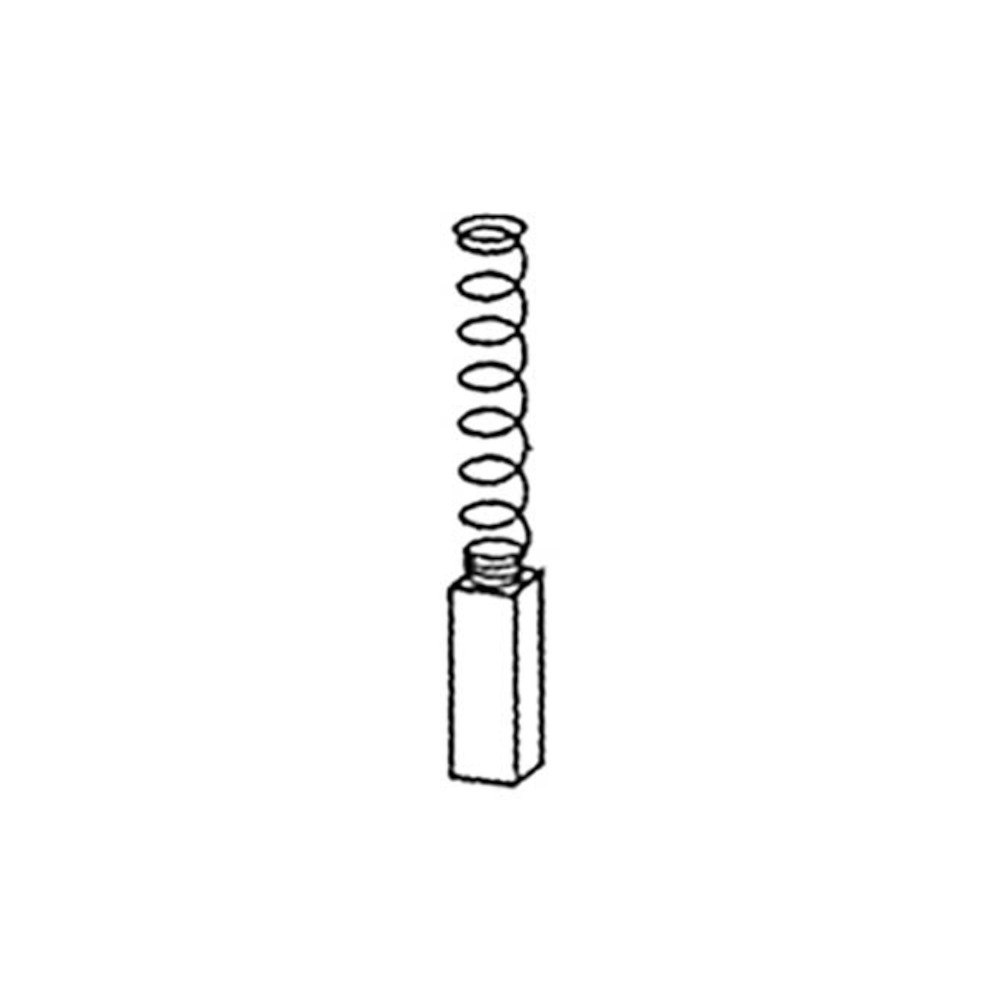 CARBONCINO RICAMBIO SPAZZOLA MM 6X6 H. MM 15 CONFEZIONE 2 PEZZI COMPATIBILE BD DEWALT