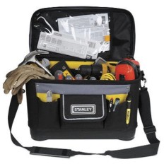 BAULETTO PORTAUTENSILI RIGIDO MULTIUSO 16" BASE ANGOLI RIGIDI CM 45X26 H CM 25 1-96-193 STANLEY