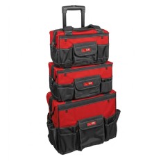 SET 3 PEZZI TROLLEY BORSE PORTA UTENSILI IMPILABILI