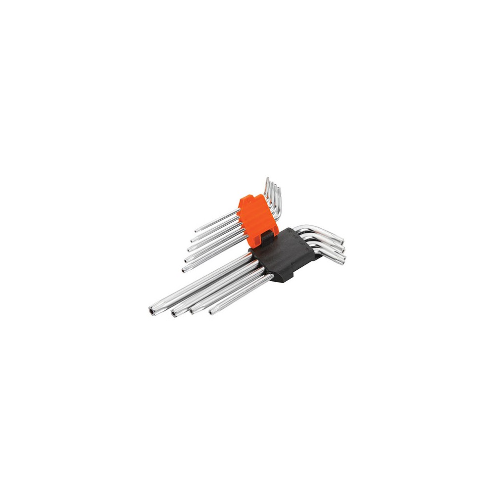 CHIAVI TORX FORATE PROFESSIONALI CONFEZIONE 9 PEZZI