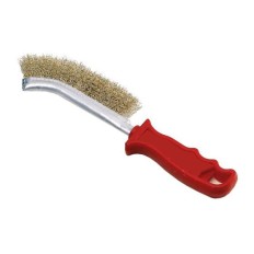 SPAZZOLA CONVESSA CON FILI ACCIAIO E MANICO ERGONOMICO