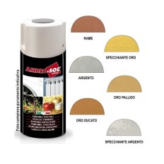 SMALTO BOMBOLETTA SPRAY EFFETTO METALLI PREZIOSI 400 ML  AMBRO-SOL