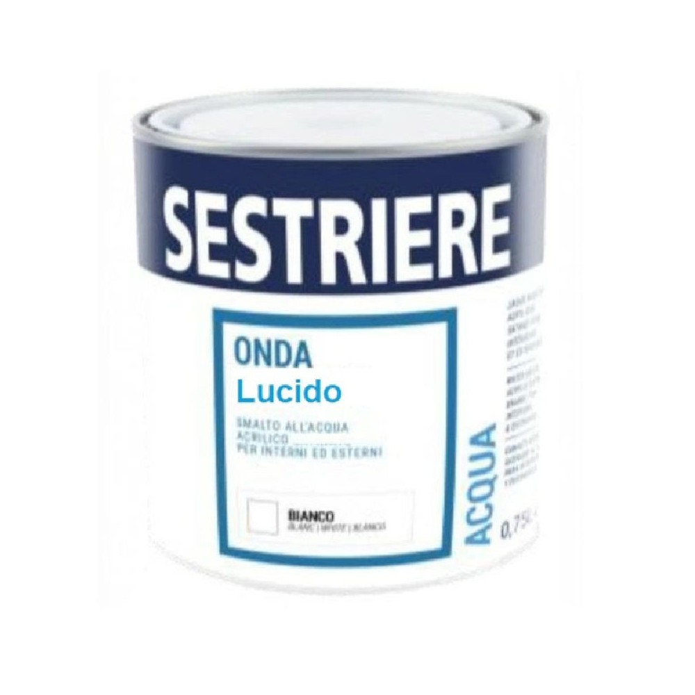 SMALTO ONDA AD ACQUA BIANCO LUCIDO  SESTRIERE
