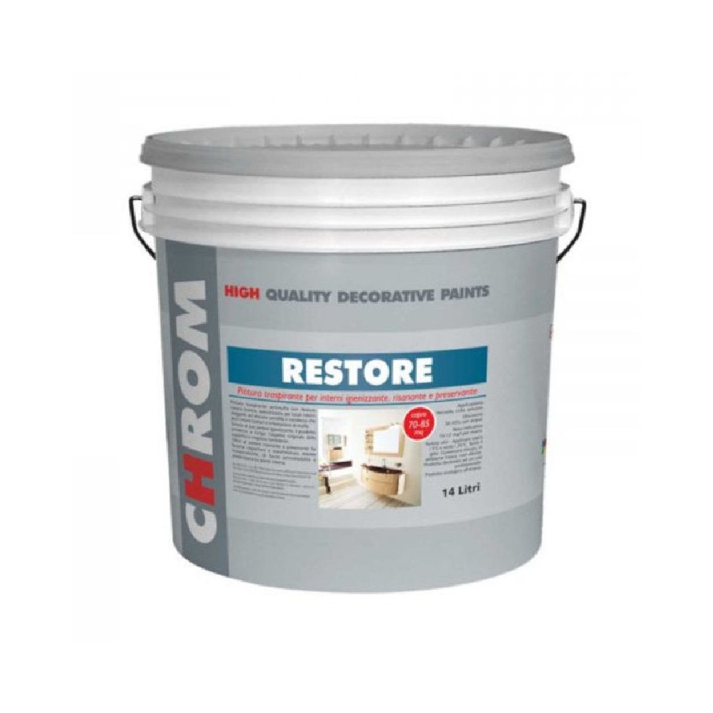 IDROPITTURA RESTORE MURALE ANTIMUFFA IGIENIZZANTE BIANCO