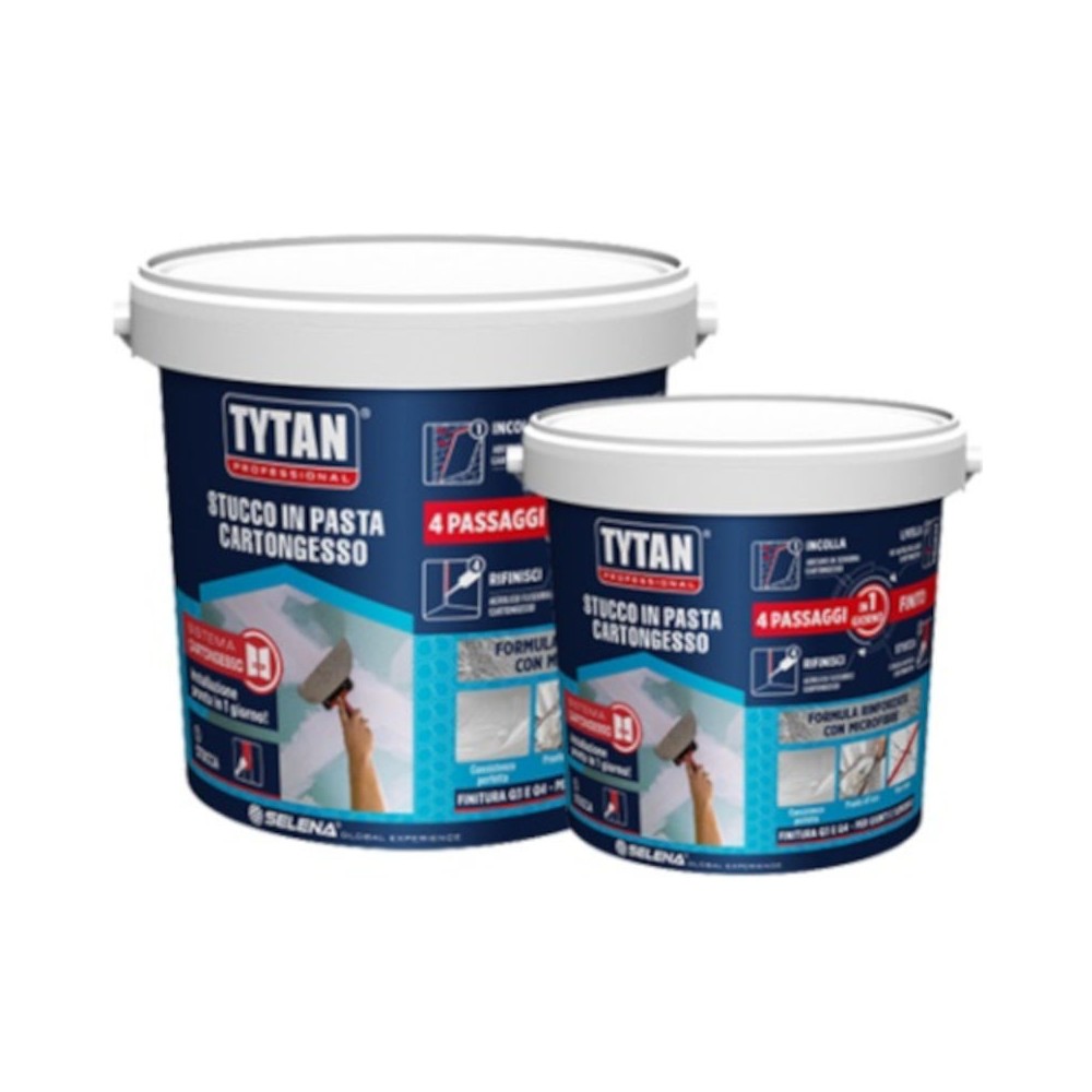 STUCCO IN PASTA PER CARTONGESSO DA KG 5 TYTAN
