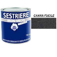 SMALTO MICACEO IRON MIOX GRANA FINE CANNA FUCILE 2192  SESTRIERE