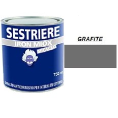 SMALTO MICACEO IRON MIOX GRANA FINE GRAFITE 2190  SESTRIERE