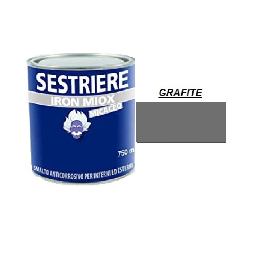 SMALTO MICACEO IRON MIOX GRANA FINE GRAFITE 2190  SESTRIERE