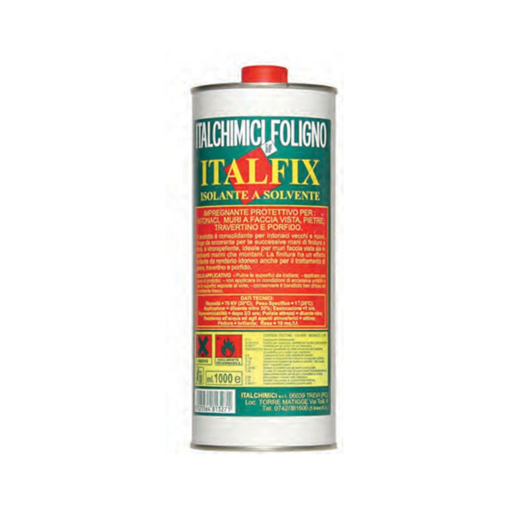 ISOLANTE FISSANTE TRASPARENTE AL SOLVENTE  ITALCHIMICI