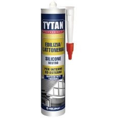 SILICONE SIGILLANTE NEUTRO EDILIZIA LATTONERIA 300 ML  TYTAN