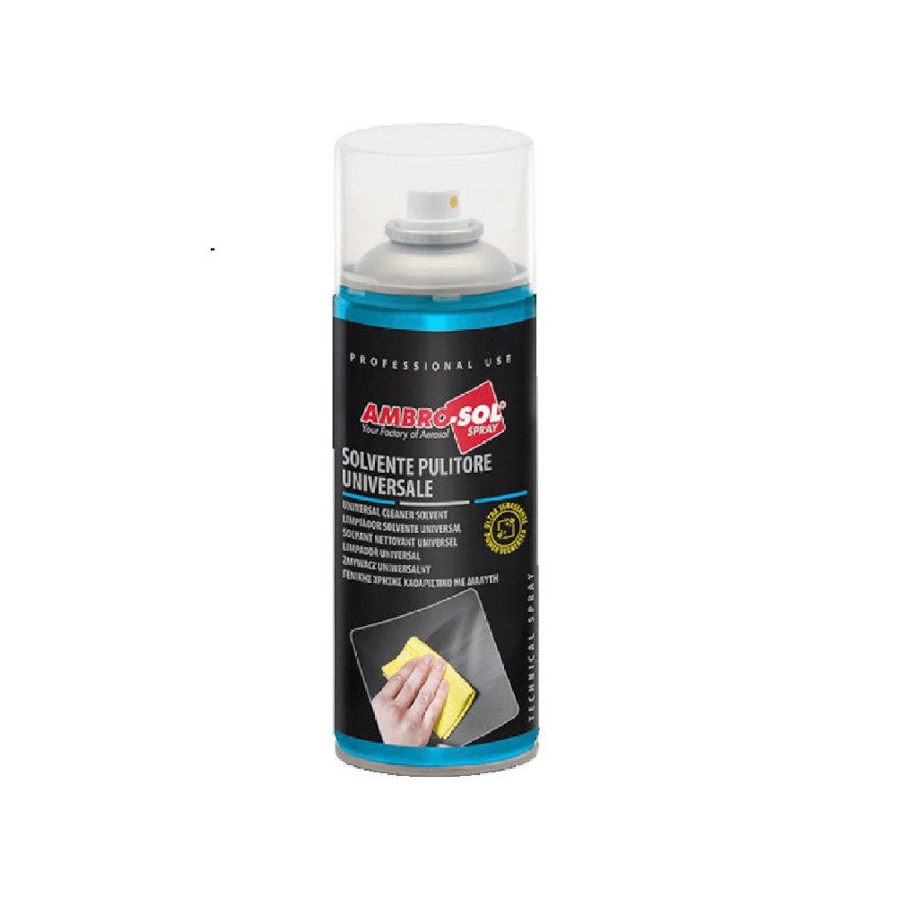 SOLVENTE PULITORE BOMBOLETTA SPRAY UNIVERSALE 400 ML AMBRO-SOL