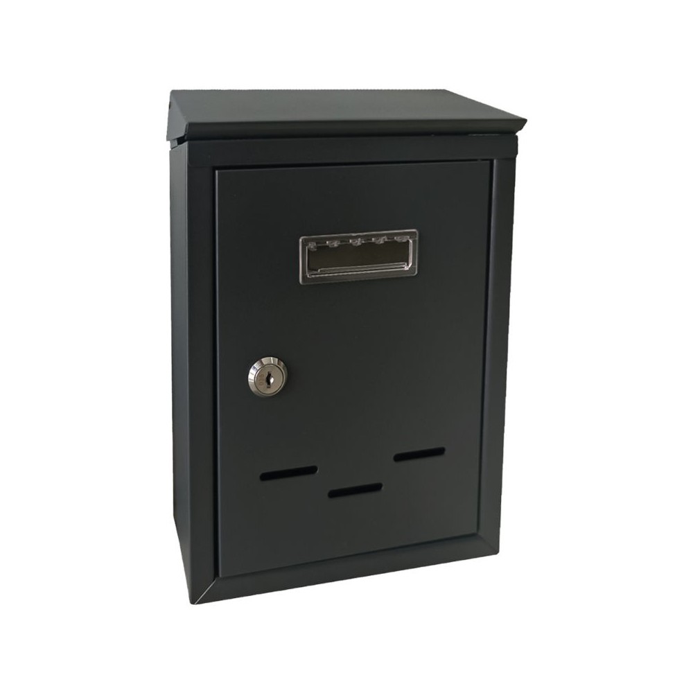 CASSETTA POSTALE ANTRACITE " MAGNOLIA" MM 205X68 H MM 300