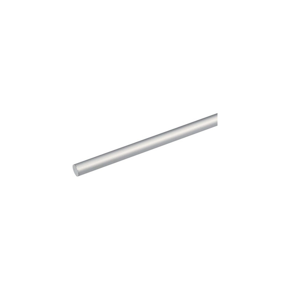 TUBO PIENO TONDO ALLUMINIO ARGENTO