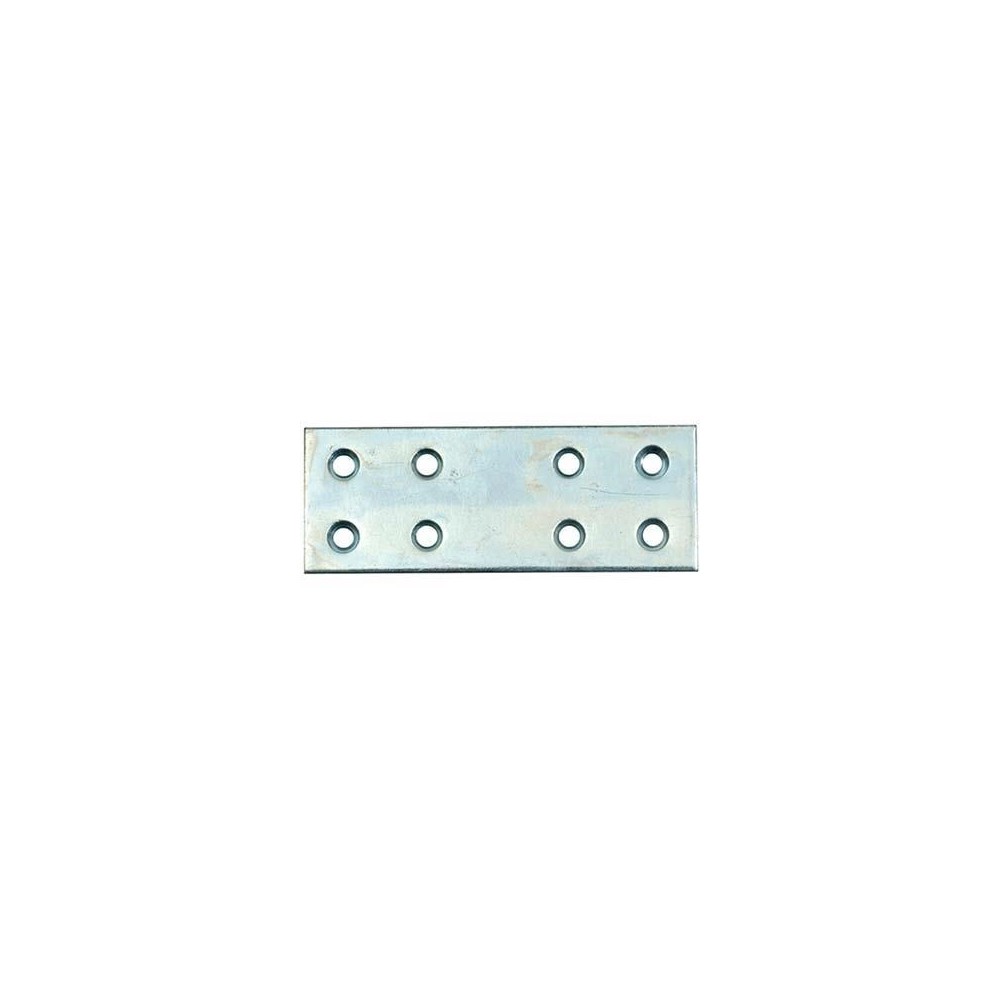 LASTRINE ZINCATE DRITTE PIANE 8 FORI CONFEZIONE 10 PEZZI SPESSORE MM 2.0