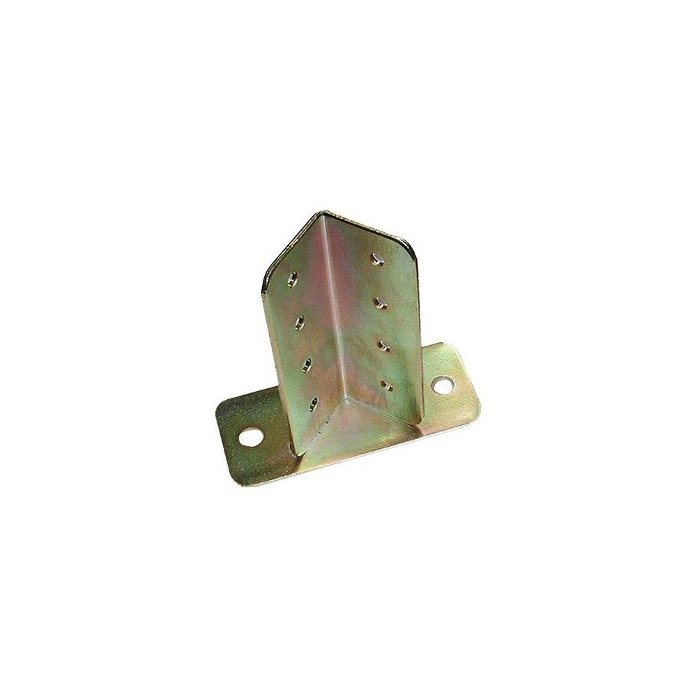 SUPPORTO GAZEBO QUADRO REGISTRABILE ANCORAGGIO PAVIMENTO TRAVI 950 ZINCATO GIALLO MM 90X90X180
