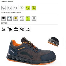 SCARPE ANTINFORTUNISTICHE STAR S1PL FO SR BASSE TESSUTO TECNICO TRASPIRANTE  GIASCO